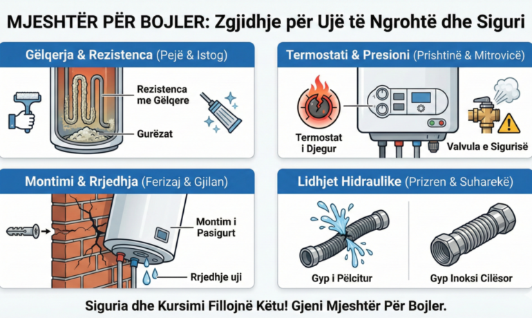 Bojleri Nuk Nxeh apo Rrjedh Ujë?