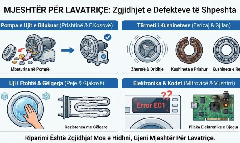Lavatriçja Nuk e Nxjerr Ujin apo Bën Zhurmë?